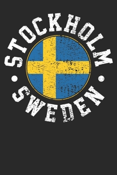 Paperback Notebook: Stockholm Sweden Ruled 6x9 120 Pages Book