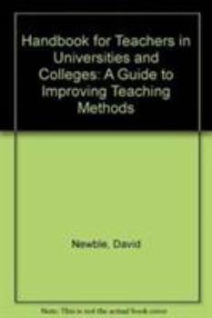 Paperback Handbook for Teachers in Universities and Colleges Book