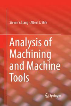 Paperback Analysis of Machining and Machine Tools Book