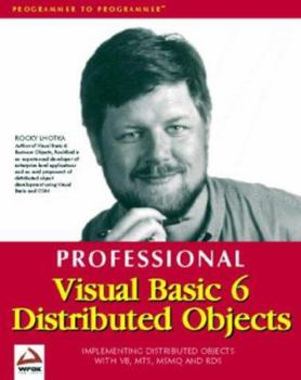 Paperback Professional Visual Basic 6 D Istributed Objects Book