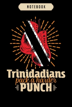 Notebook: Trinidad and tobago trinidadian wrestling boxing  journal|6x9(100 pages)Blank Lined Journal For kids, student, school, women, girls, boys, men, birthday gifts|Boxer gifts Notebook