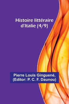 Paperback Histoire littéraire d'Italie (4/9) Book