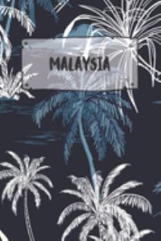 Paperback Malaysia: Dotted Travel Diary Notebook or Journey Dotted Grid Journal - Holiday Trip Pocketbook for Men and Women with Dots Book