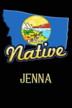 Paperback Montana Native Jenna: College Ruled Composition Book