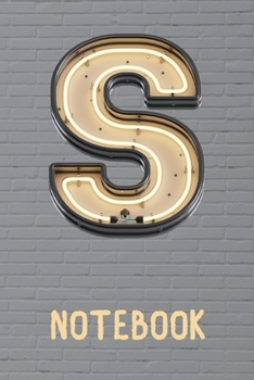 Paperback S Initial Letter Notebook: 120 Pages Dotted Grid Pattern - 6 x 9" (Monogram Letter Notebooks Collection - Journal, Notebook, Diary, Composition B Book