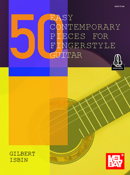 Paperback 50 Easy Contemporary Pieces for Fingerstyle Guitar Book