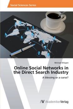 Paperback Online Social Networks in the Direct Search Industry Book