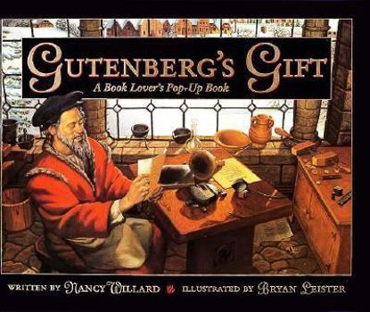 Hardcover Gutenberg's Gift.: A Book Lover's Pop-Up Book