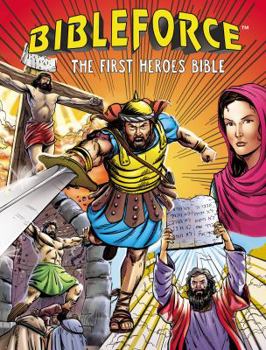 Hardcover Bibleforce: The First Heroes Bible Book