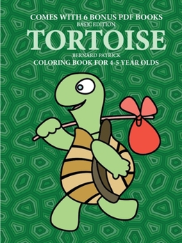 Paperback Coloring Book for 4-5 Year Olds (Tortoise) Book