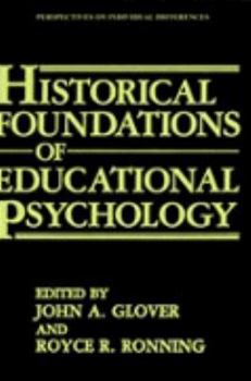 Hardcover Historical Foundations of Educational Psychology Book