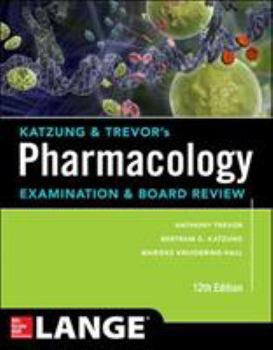 Paperback Katzung & Trevor's Pharmacology Examination and Board Review,12th Edition Book