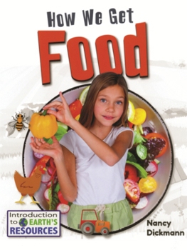 Library Binding How We Get Food Book