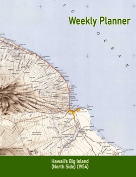 Weekly Planner: Hawaii's Big Island (North Side) (1954): Vintage Topo Map Cover