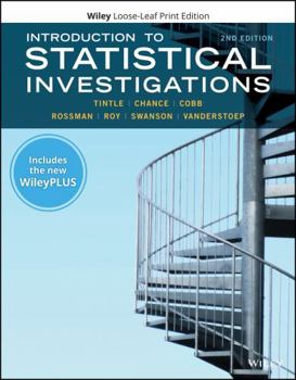 Loose Leaf Introduction to Statistical Investigations Book