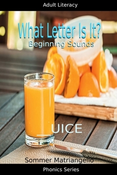 Paperback What Letter Is It? Beginning Sounds Book