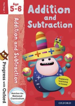 Paperback Progress with Oxford: Addition and Subtraction Age 5-6 Book