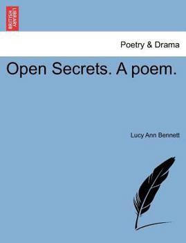 Paperback Open Secrets. a Poem. Book