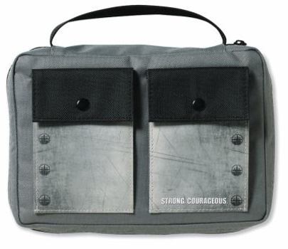 Misc. Supplies Bible Cover for Boys, Zippered, with Handle, Canvas, Gray, Medium Book