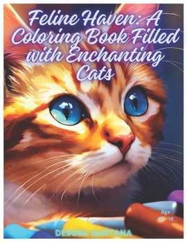 Paperback Feline Haven: A Coloring Book Filled with Enchanting Cats: Enchanting Cats Book