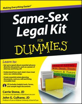 Paperback Same Sex Legal Kit For Dummies Book