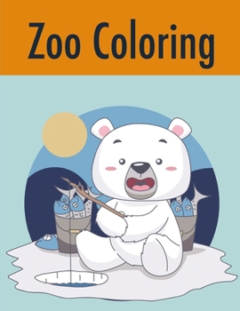 Zoo Coloring: coloring book for adults stress relieving designs (Happy Creator)