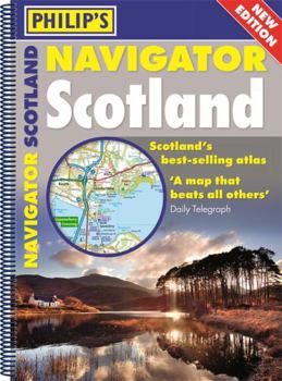 Spiral-bound Philip's Navigator Scotland Book