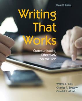 Paperback Writing That Works: Communicating Effectively on the Job Book