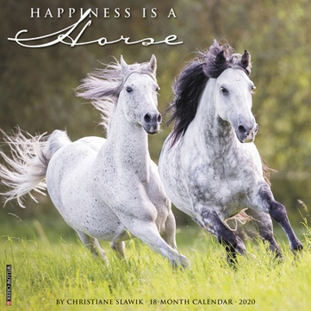 Calendar Happiness Is a Horse 2020 Wall Calendar Book