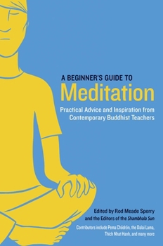 Paperback A Beginner's Guide to Meditation: Practical Advice and Inspiration from Contemporary Buddhist Teachers Book