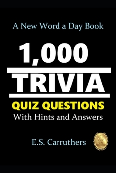 Paperback 1,000 Trivia Quiz Questons: With Hints and Answers Book