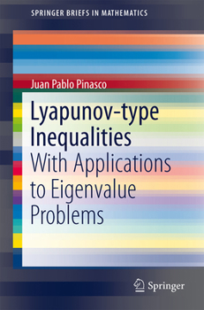 Paperback Lyapunov-Type Inequalities: With Applications to Eigenvalue Problems Book