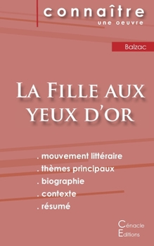 Paperback Fiche de lecture La Fille aux yeux d'or de Balzac (Analyse littéraire de référence et résumé complet) [French] Book