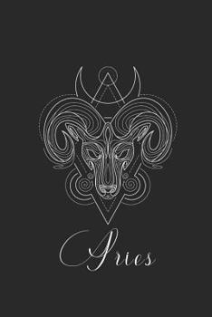 Paperback Aries: Zodiac Horoscope Sacred Geometry Writer's Notebook Journal for Women Men Teens to Write in Gift Book