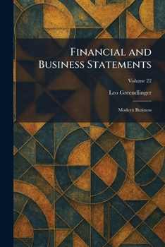 Paperback Financial and Business Statements: Modern Business Book