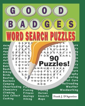 Paperback Good Badges Word Search Puzzles Book