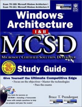 Hardcover Windows Architecture I & II McSd Study Guide (McSe Certification Series) Book