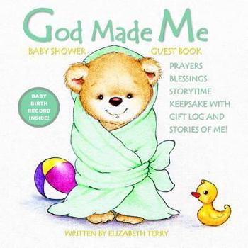 Paperback Baby Shower Guest Book: God Made Me: Baby Shower Guest Book Alternative Baby Shower Guest Book for Girls for Boys Book