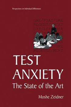 Paperback Test Anxiety: The State of the Art Book