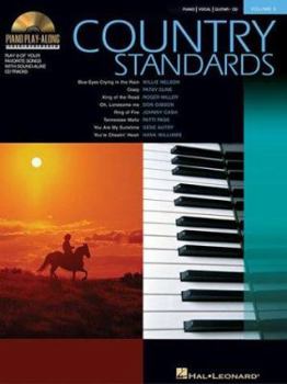 Paperback Country Standards: Piano Play-Along Volume 6 Book