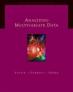 Hardcover Analyzing Multivariate Data [With CDROM] Book