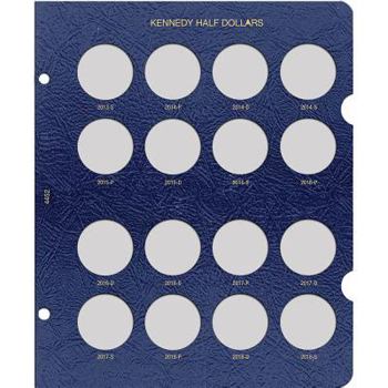 Misc. Kennedy Half Dollar Page, Dated 2013-2018 Book
