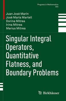 Paperback Singular Integral Operators, Quantitative Flatness, and Boundary Problems Book