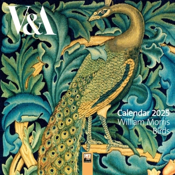 Calendar V&a: William Morris Birds Mini Wall Calendar 2025 (Art Calendar) Book
