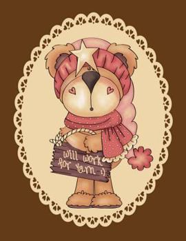 Paperback Crochet Notebook - Will Work for Yarn: Graph Paper for Crochet Patterns & Notes Book