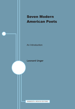 Paperback Seven Modern American Poets: An Introduction Book