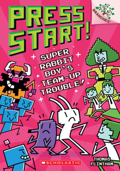 Paperback Super Rabbit Boy's Team-Up Trouble!: A Branches Book (Press Start! #10): Volume 10 Book