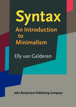 Hardcover Syntax: An Introduction to Minimalism Book