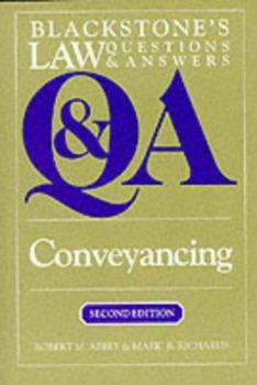 Paperback Conveyancing (Blackstone's Law Q & A) Book