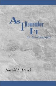 Paperback As I Remember It Book